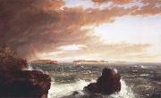 Frederic E.Church View Across Frenchman s Bay from Mt.Desert Island,After a Squall oil painting picture wholesale